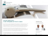orthopaedie-am-park.ch Webseite Vorschau