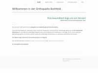 orthopaedie-bothfeld.de Webseite Vorschau