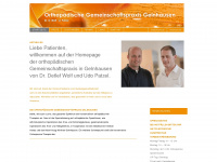 orthopaedie-gelnhausen.de Thumbnail
