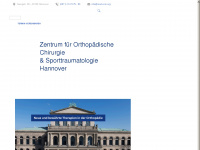 orthopaedie-hannover.de Webseite Vorschau