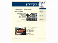 orthopaedie-krenn.de Webseite Vorschau