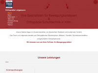 orthopaedie-lelgemann.de Webseite Vorschau