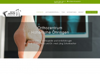 orthopaedie-oehringen.de Webseite Vorschau