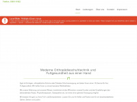 orthopaedie-schuhtechnik-bachmann.de Webseite Vorschau