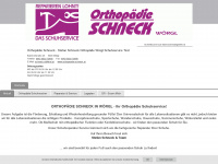 orthopaedie-schneck.at Webseite Vorschau