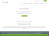 orthopraxis-kiel.de Webseite Vorschau