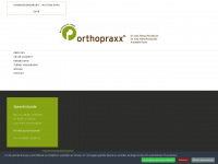 orthopraxx.de Webseite Vorschau