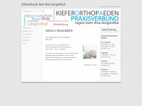 orthoverbund.ch Webseite Vorschau