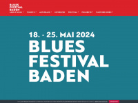 bluesfestival-baden.ch Webseite Vorschau