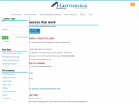 harmonicaacademy.com Webseite Vorschau