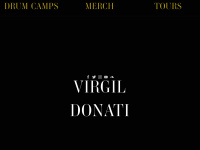 virgildonati.com Webseite Vorschau
