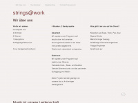 strings-at-work.de Webseite Vorschau
