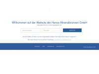 hansa-mineralbrunnen.de Webseite Vorschau