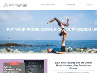 acroyoga.org Webseite Vorschau