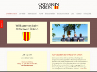 ortsverein-uerikon.ch Webseite Vorschau
