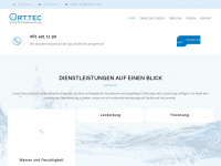 orttec.ch Webseite Vorschau