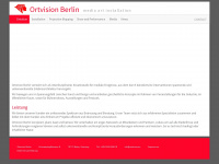ortvision.de Webseite Vorschau