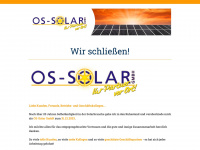 os-solar.de Webseite Vorschau