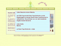 osa-yoga.de Webseite Vorschau
