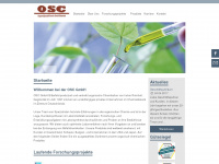 osc-chemicals.de Webseite Vorschau