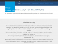 oskarhafner.ch Webseite Vorschau