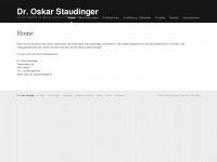 oskarstaudinger.at Webseite Vorschau