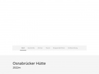 osnabrueckerhuette.at Webseite Vorschau
