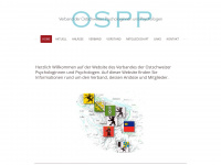 ospp.ch Webseite Vorschau