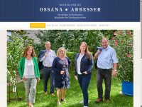 ossana.at Webseite Vorschau