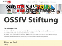 ossfv.ch Webseite Vorschau