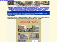 ostdeutsche-museen.de Webseite Vorschau