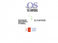 ostechnique.ch Webseite Vorschau