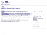 osteologie-sachsen.de Webseite Vorschau