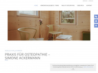 osteopathie-ackermann.ch Webseite Vorschau