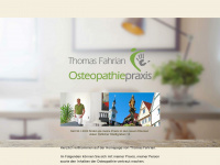 osteopathie-fahrian.de Webseite Vorschau