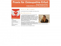 osteopathie-erfurt.de Webseite Vorschau