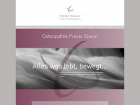 osteopathie-glaser.de Webseite Vorschau