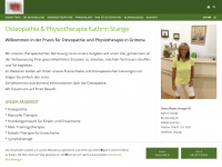 osteopathie-grimma.de Webseite Vorschau