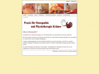 osteopathie-kraemer.de Webseite Vorschau