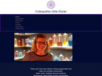 osteopathie-koester.de Webseite Vorschau