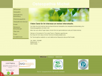 osteopathie-michel.de Webseite Vorschau