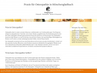 osteopathie-moenchengladbach.de Webseite Vorschau