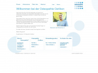 osteopathie-oerlikon.ch Webseite Vorschau