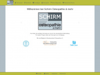 osteopathie-schirm.de Webseite Vorschau