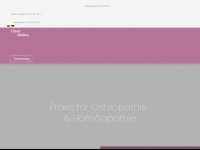 osteopathie-soetbeer.de Webseite Vorschau