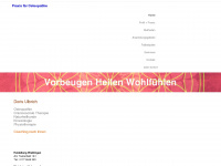 osteopathie-ulbrich-heidelberg.de Webseite Vorschau