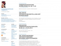 osteopathiepraxis-lamberts.de Webseite Vorschau