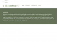 osteopathielyss.ch Webseite Vorschau