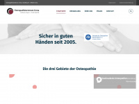osteopathiezentrum-unna.de Webseite Vorschau