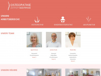 osteopathiezentrum-seestrasse.de Webseite Vorschau